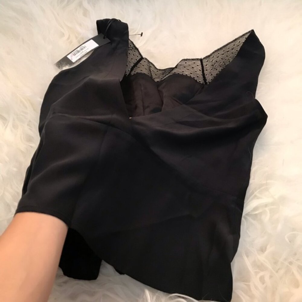 JENNI KAYNE Silk Square Neckline Top 1250 - Picture 5 of 7